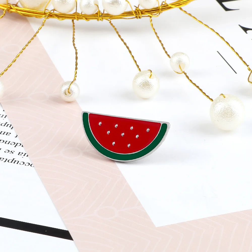 Watermelon Brooches