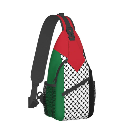 Palestine Flag with Kufiyeh