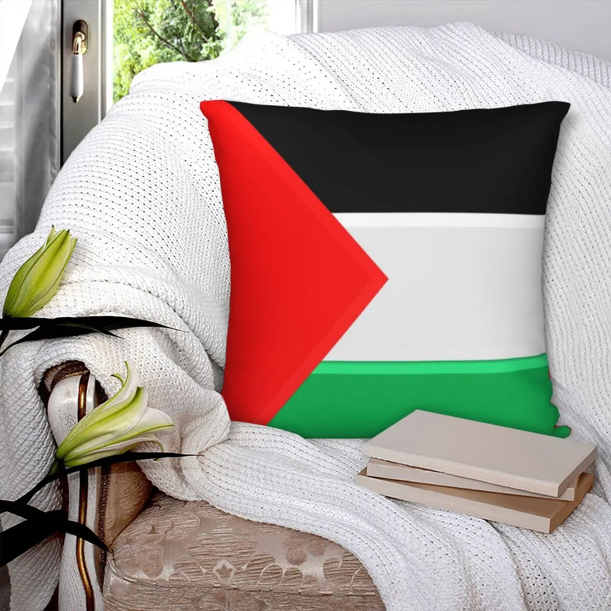 Palestine Flag Cushion Case