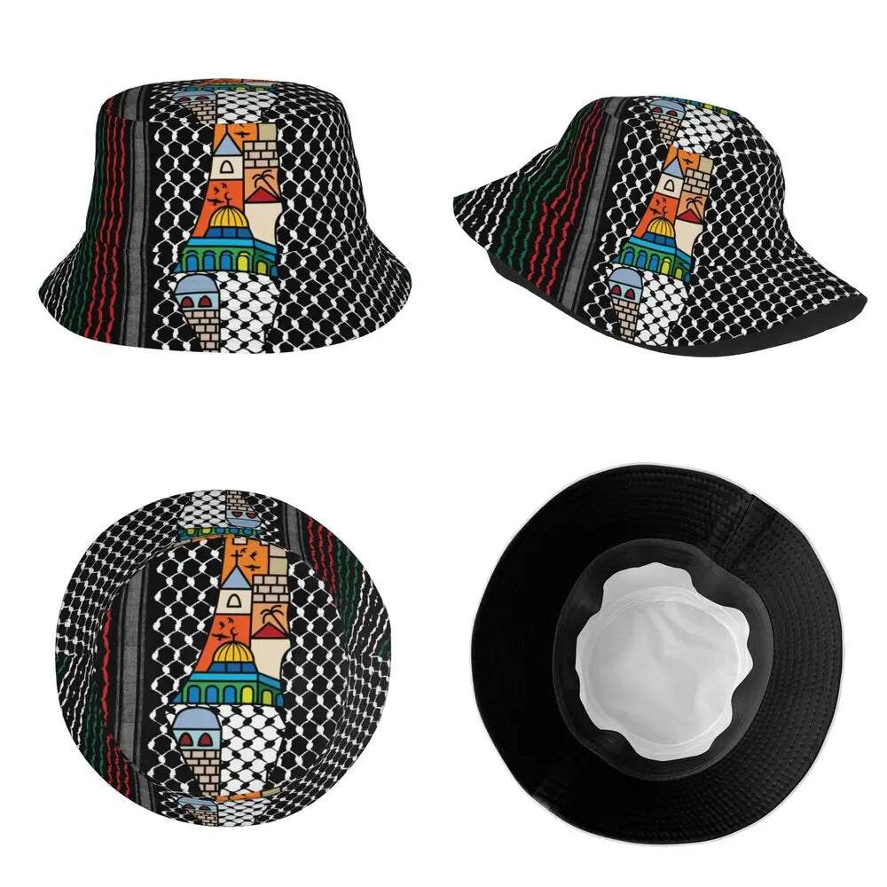 Kufiya Folk Bucket Hat