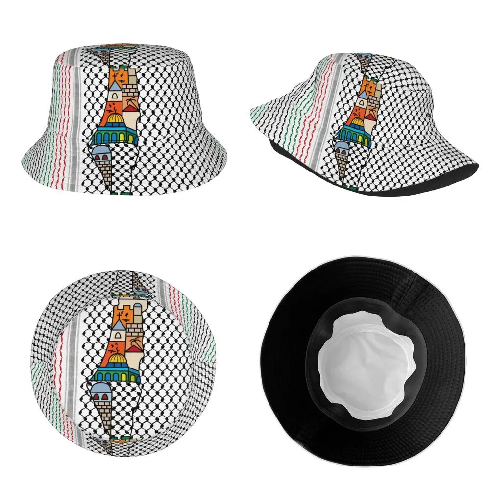 Kufiya Folk Bucket Hat