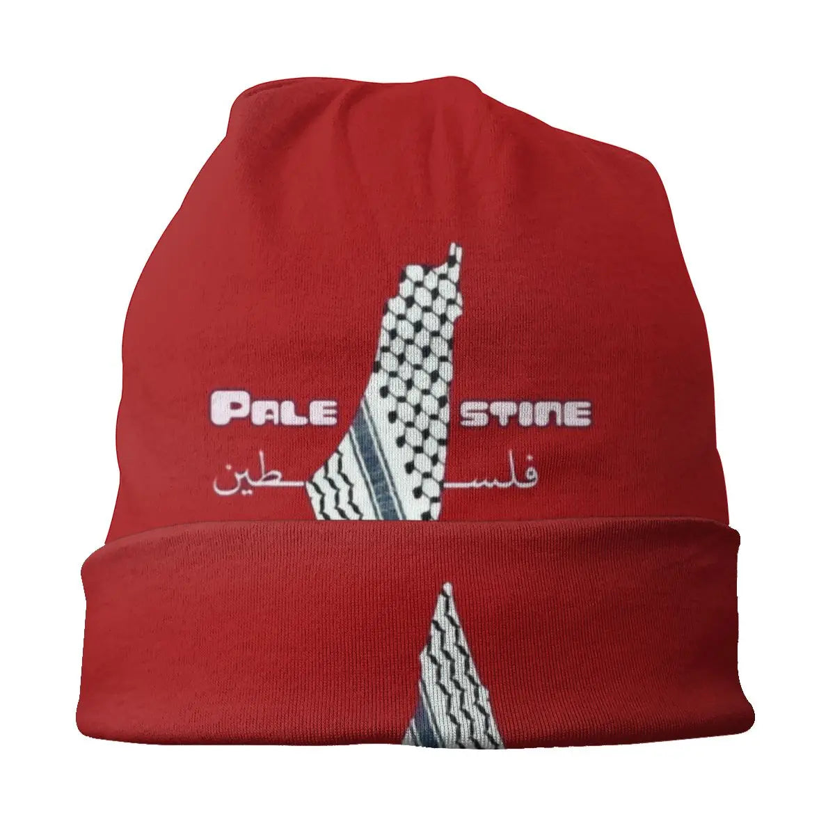 Palestine Kufiya Map Beanie