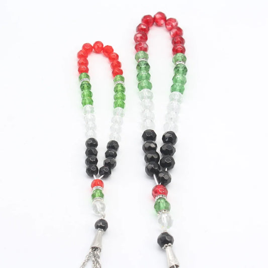 Palestinian Flag Prayer Beads Rosary (Masbaha)