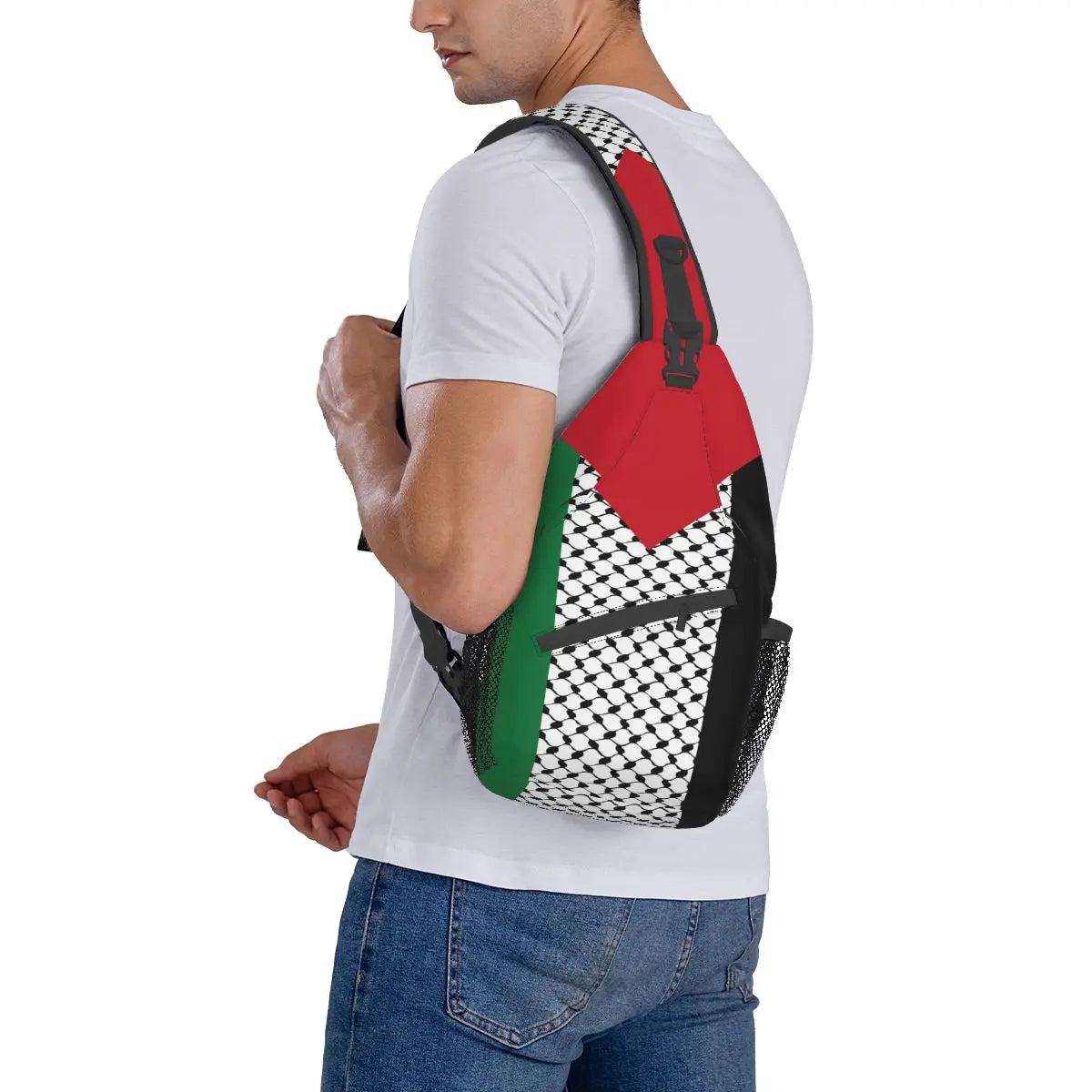 Palestine Flag with Kufiyeh