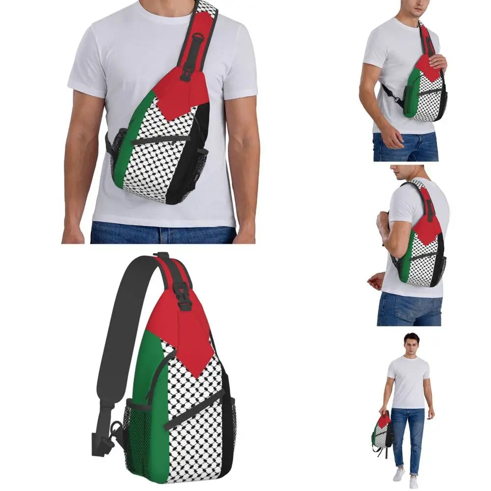 Palestine Flag with Kufiyeh