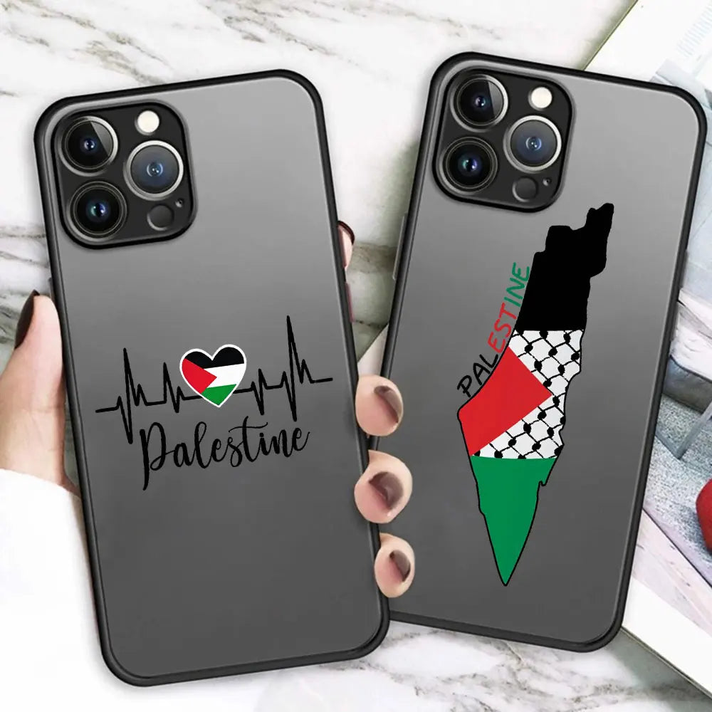 Palestine Matte Transparent Phone Case