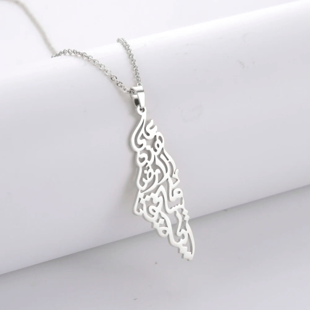 Palestine Map Pendant