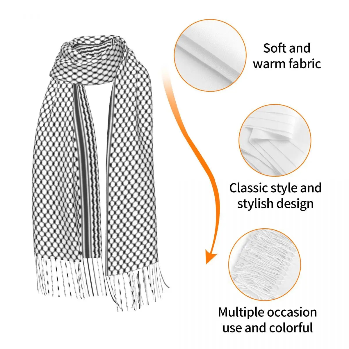 Fashionable Kuffiyeh Scarves