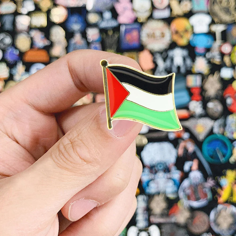 Palestine Flag Badge 1-100PCS