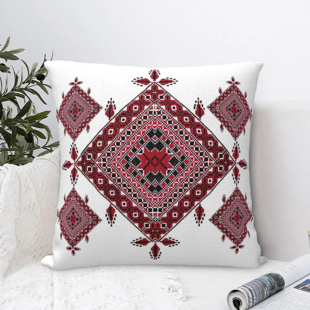 Traditional Palestinians Tatreez Cushion Cover