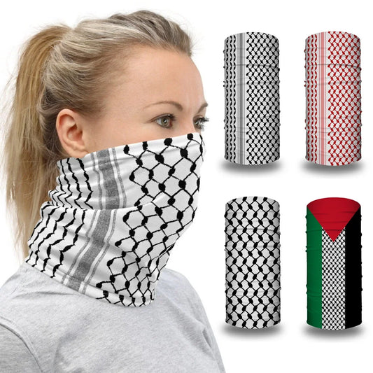 Palestinian Kuffiyeh & Flag